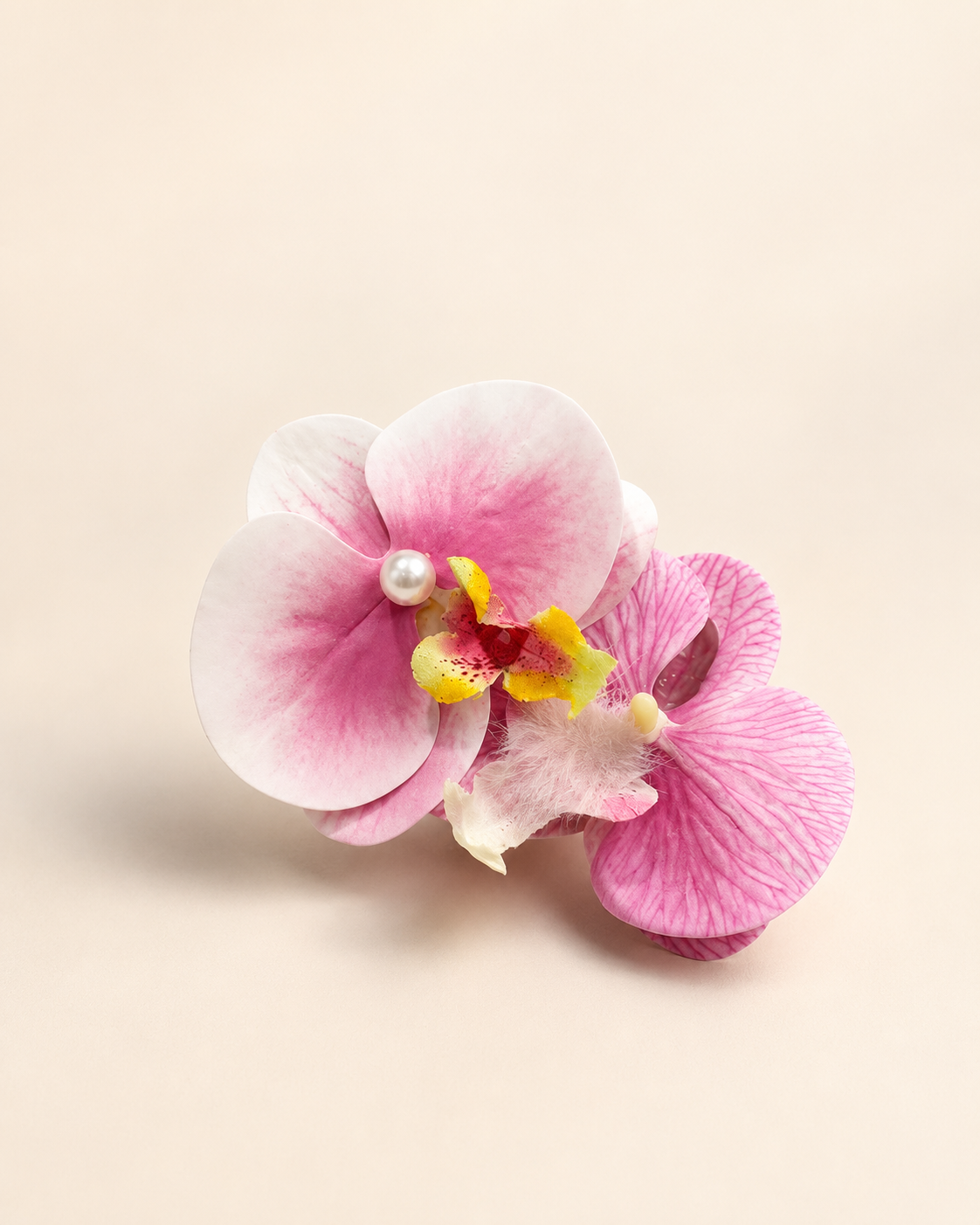 Charm hoa lan hồng 